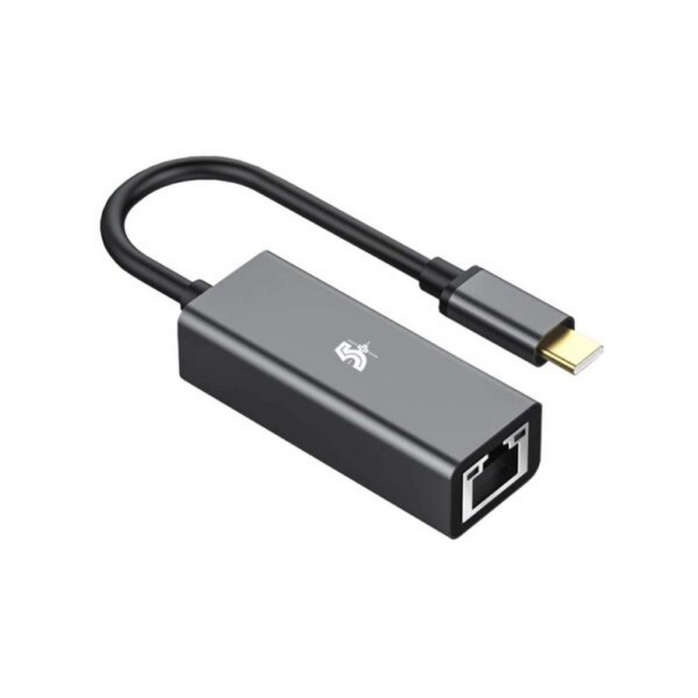 Adaptador USB Type-C 3.0 Macho x Rede RJ45 10/100/1000 5+ 0187550