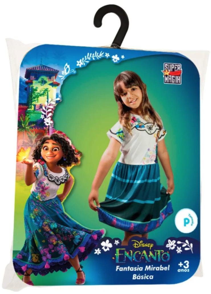 Fantasia Infantil Mirabel Madrigal Tan P Princesas Disney Super Magia