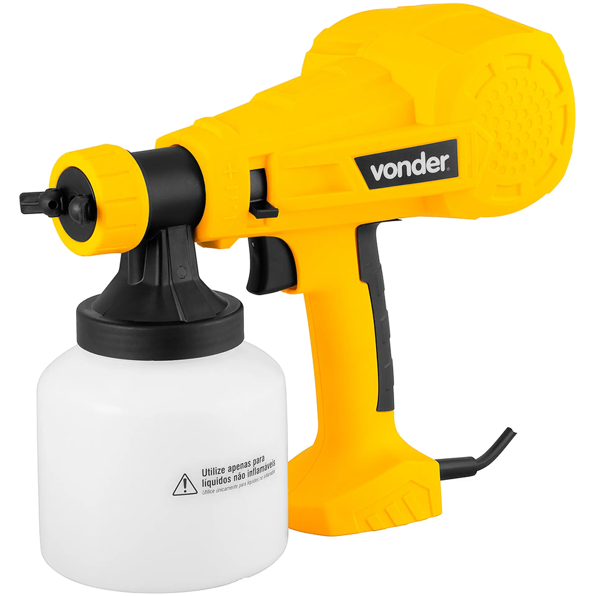 Pistola Elétrica de Pintura Vonder 800ml 127V PEV400 - Amarelo/Preto - 110 Volts