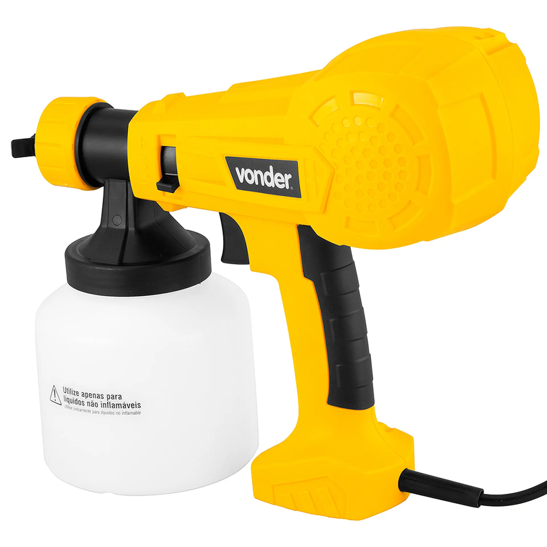 Pistola Elétrica de Pintura Vonder 800ml 127V PEV400 - Amarelo/Preto - 110 Volts