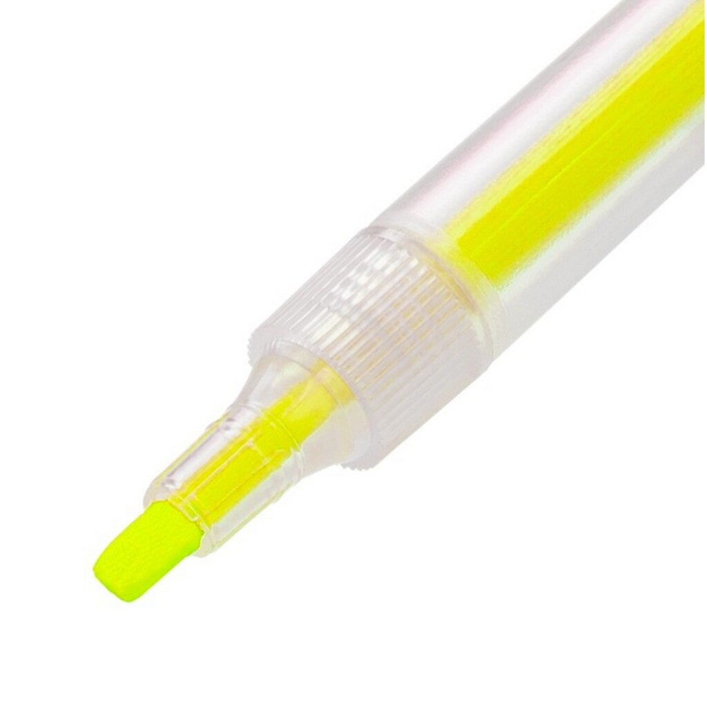 Caneta Marca Texto Clear Amarelo Caixa com 12 Unidades - Maxprint - 70000138