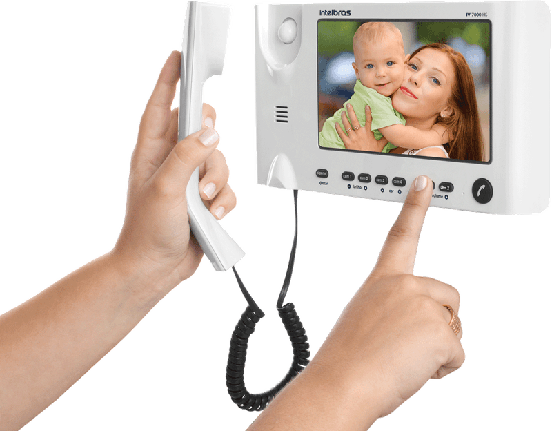 Módulo Interno Vídeo Porteiro IV 7000 HS IN Intelbras