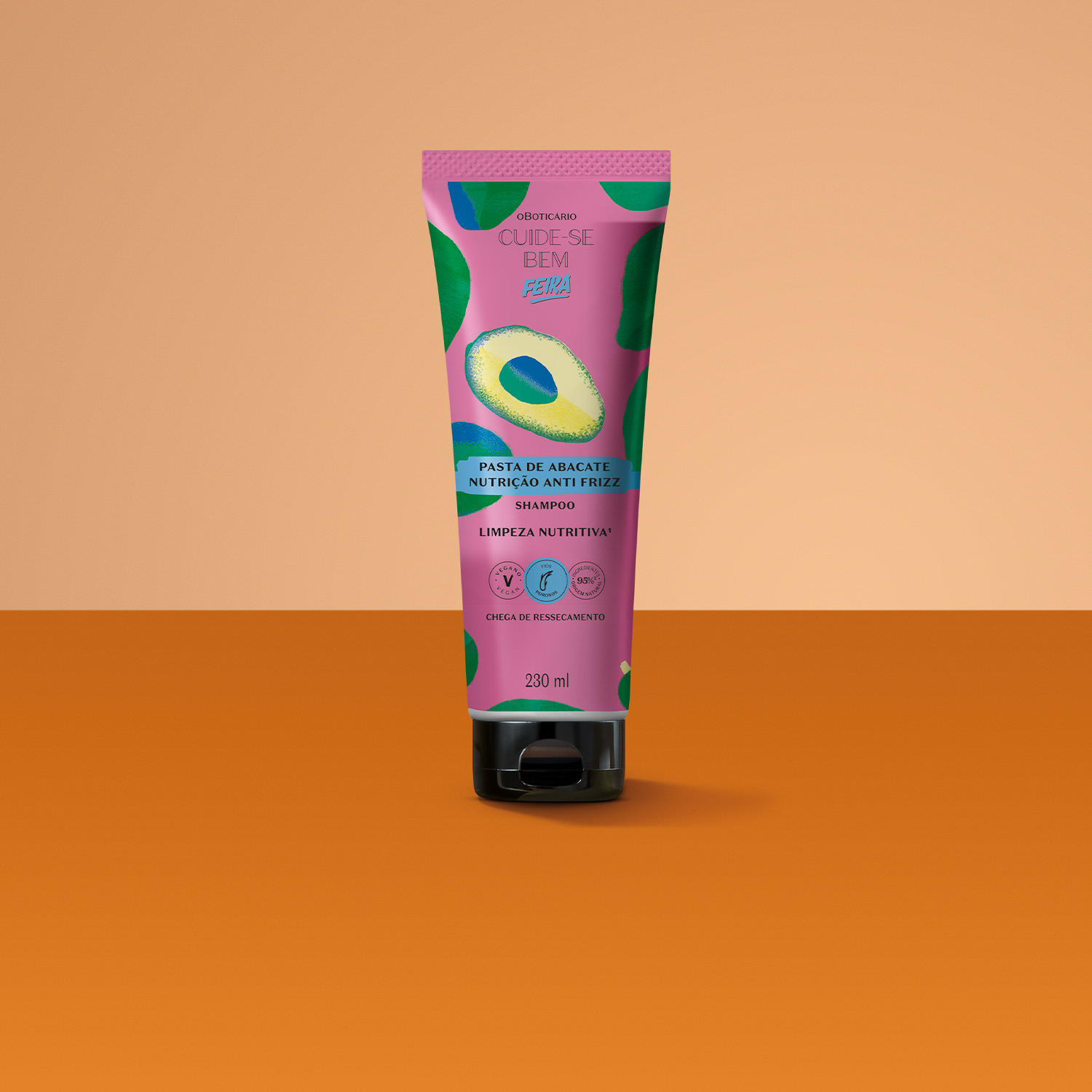 Shampoo Cuide-se Bem feira Pasta de Abacate 230ml