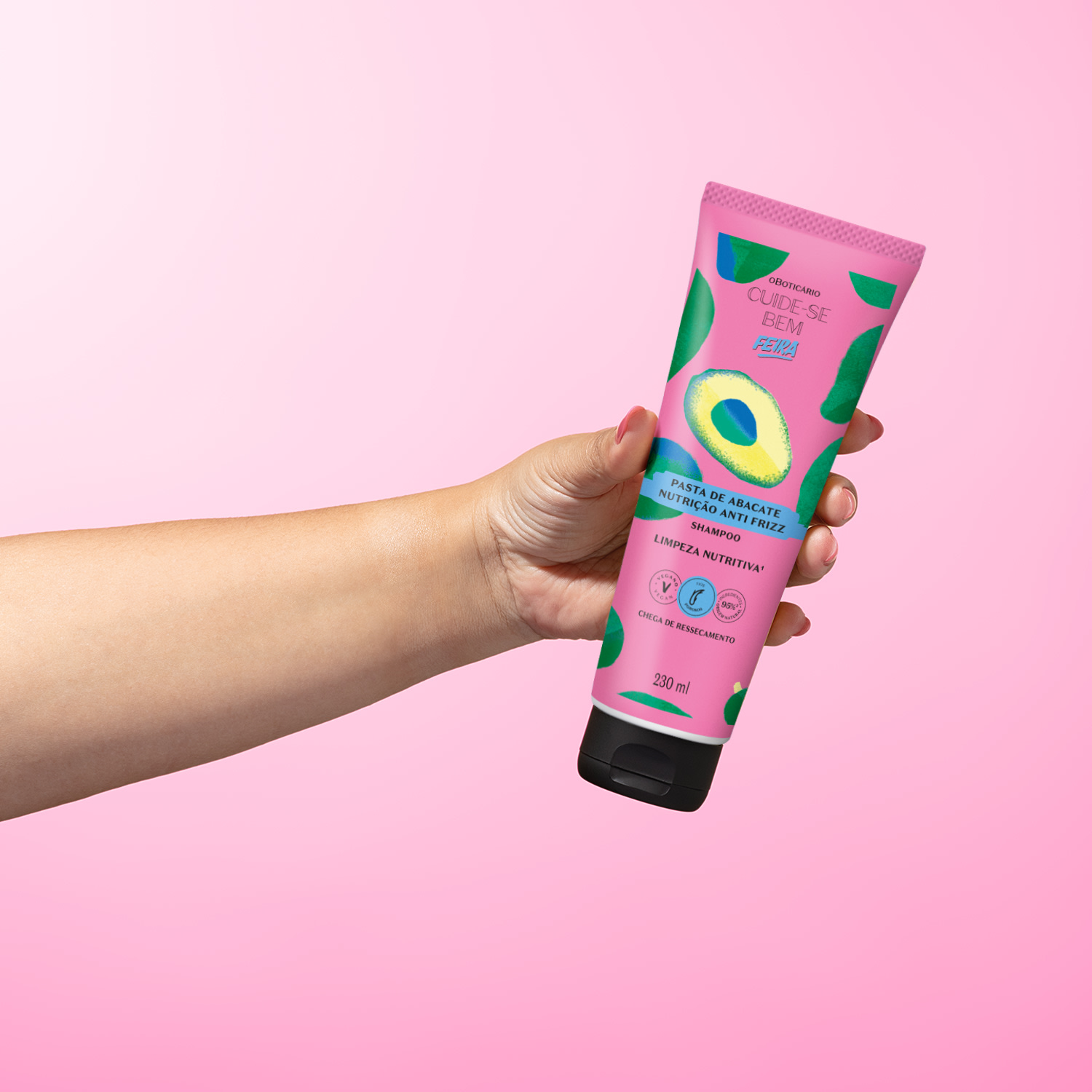 Shampoo Cuide-se Bem feira Pasta de Abacate 230ml