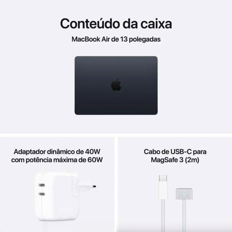 MacBook Air 13″ Chip M5 16 GB RAM 512 GB SSD Midnight
