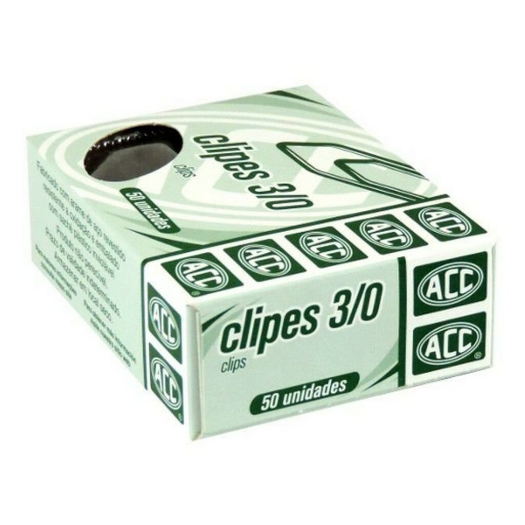 Clips Metálico Galvanizado 3/0 ACC - Caixa com 50 Unidades - 9.11.11.16-5
