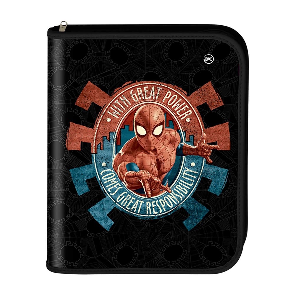 Caderno Fichário DAC Universitário Homem Aranha 48 Folhas