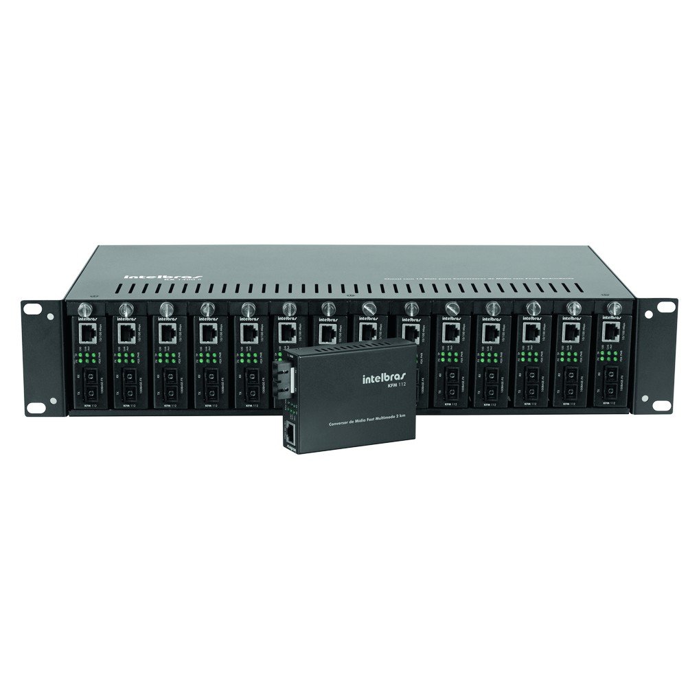 Chassi 14 Slots para Rack 19" KX 1400 R Intelbras