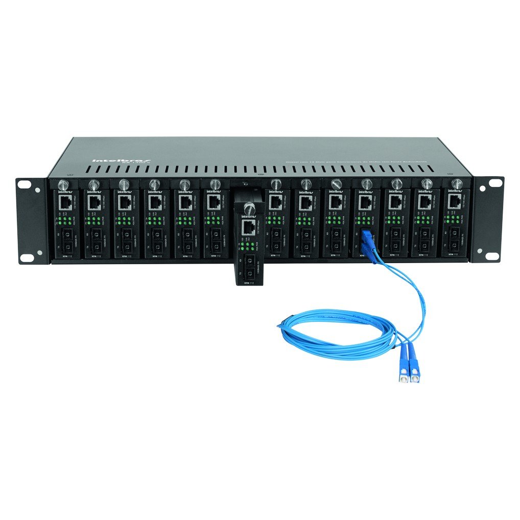Chassi 14 Slots para Rack 19" KX 1400 R Intelbras