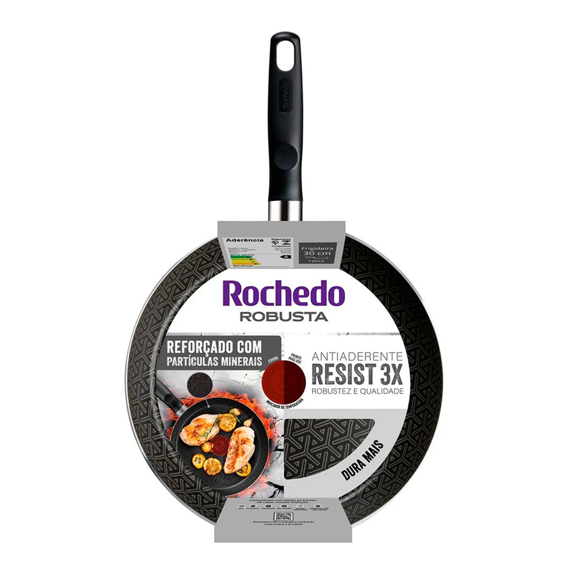 Frigideira Rochedo 3,3L Robusta Antiaderente