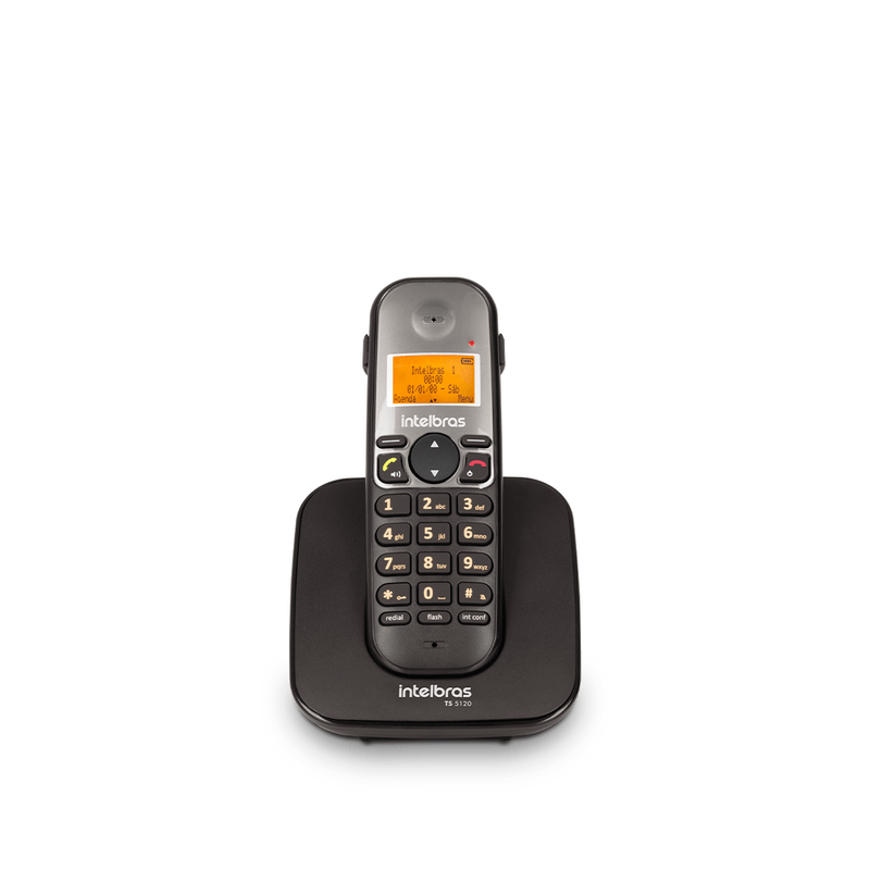 Kit Telefone Sem Fio Base + 2 Ramais TS 5122 Intelbras