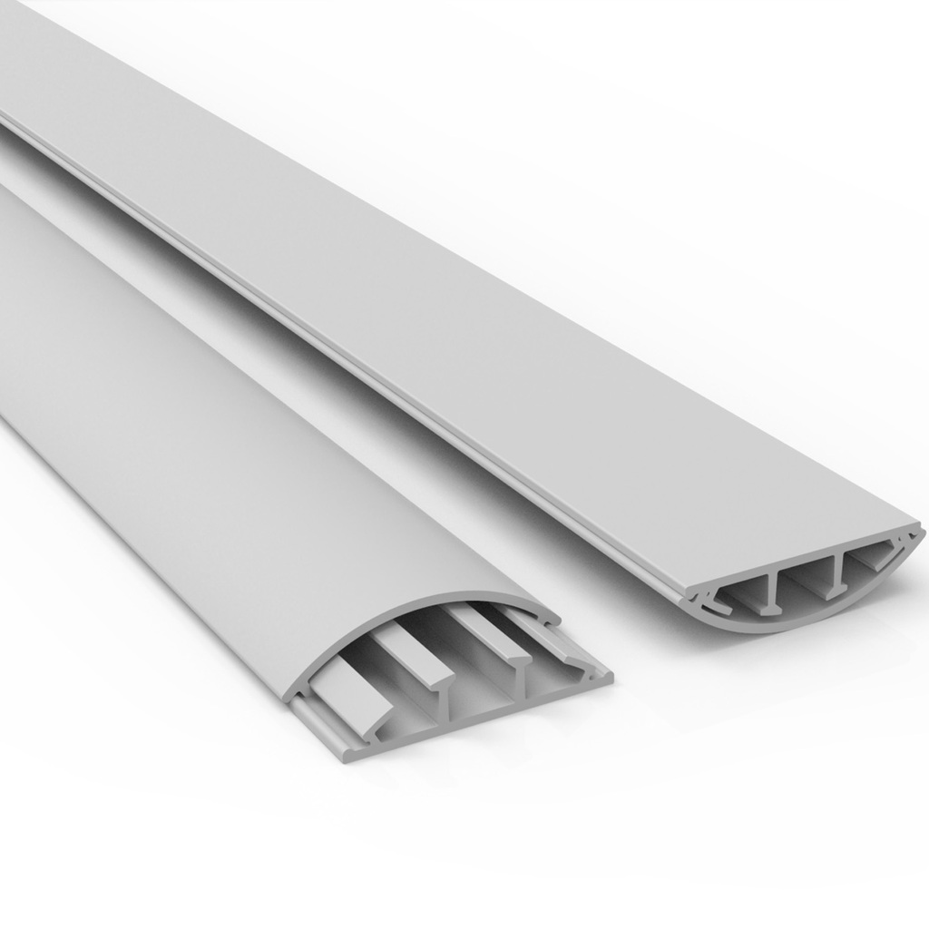Canaleta Piso Enerbras Barra 2 Metros 52x14mm Cinza 371/2-ECZ - Vendido Unitário