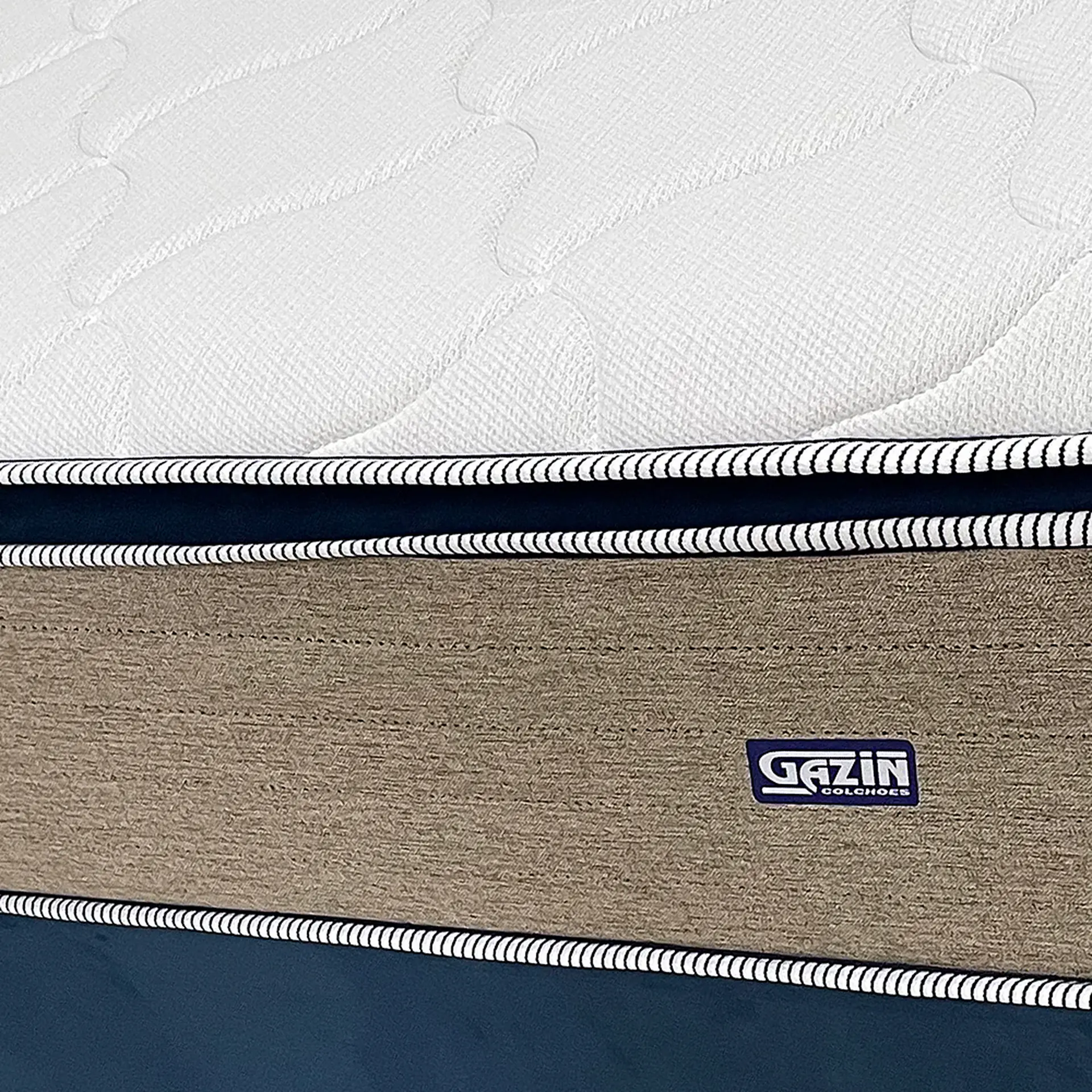 Colchão Queen Size Molas BlueWave Gazin Dortmund 158x198 - Castor