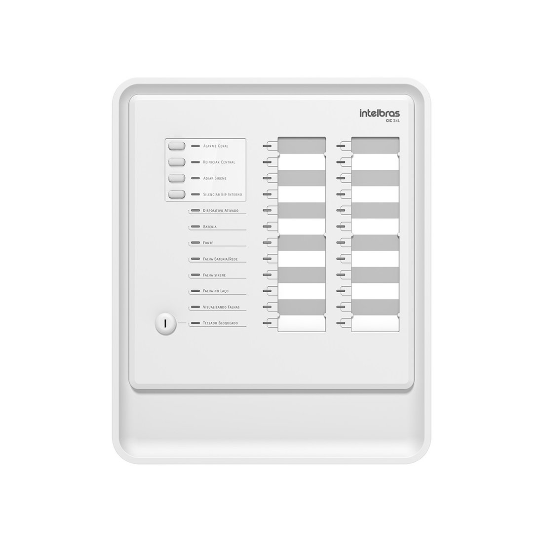 Central Alarme de Incêndio Convencional Intelbras CIC 24L