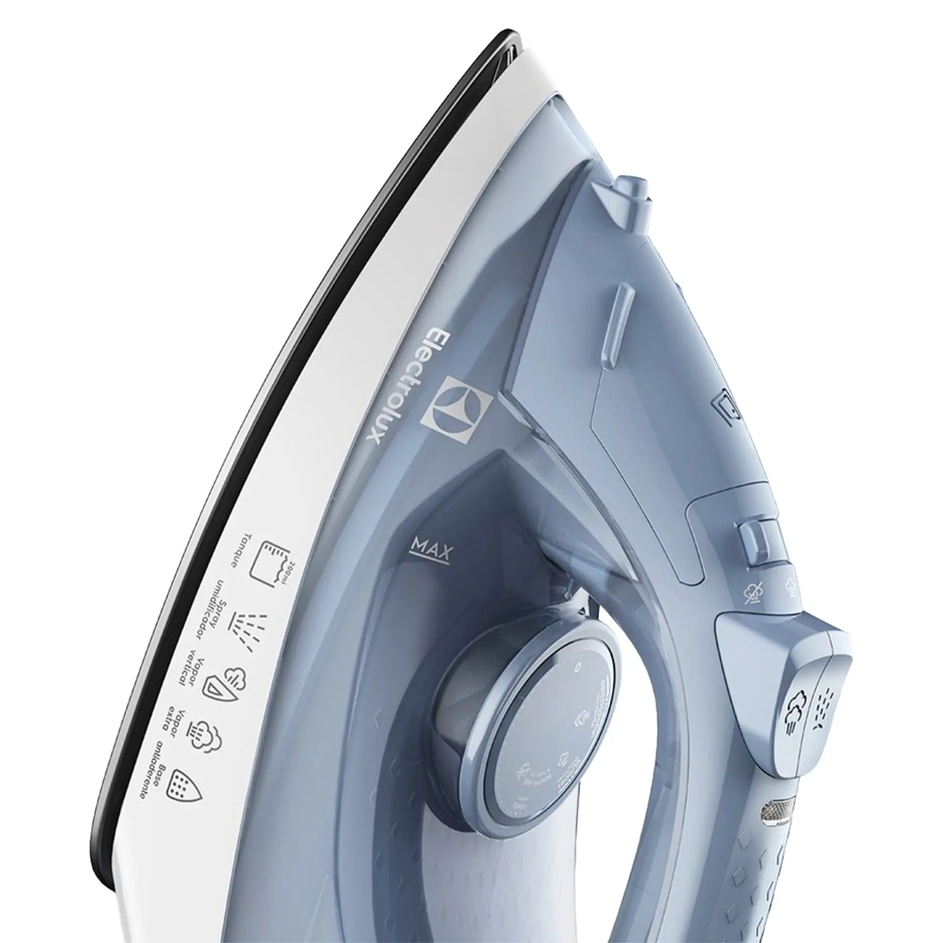 Ferro de Passar a Vapor e Seco Electrolux Efficient Vapor Vertical ESI10 - Azul - 110 Volts