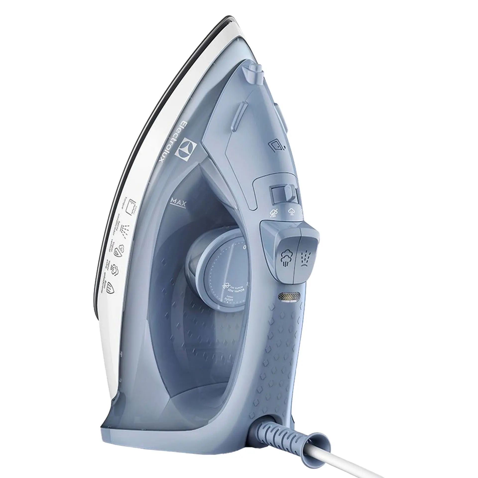 Ferro de Passar a Vapor e Seco Electrolux Efficient Vapor Vertical ESI10 - Azul - 110 Volts