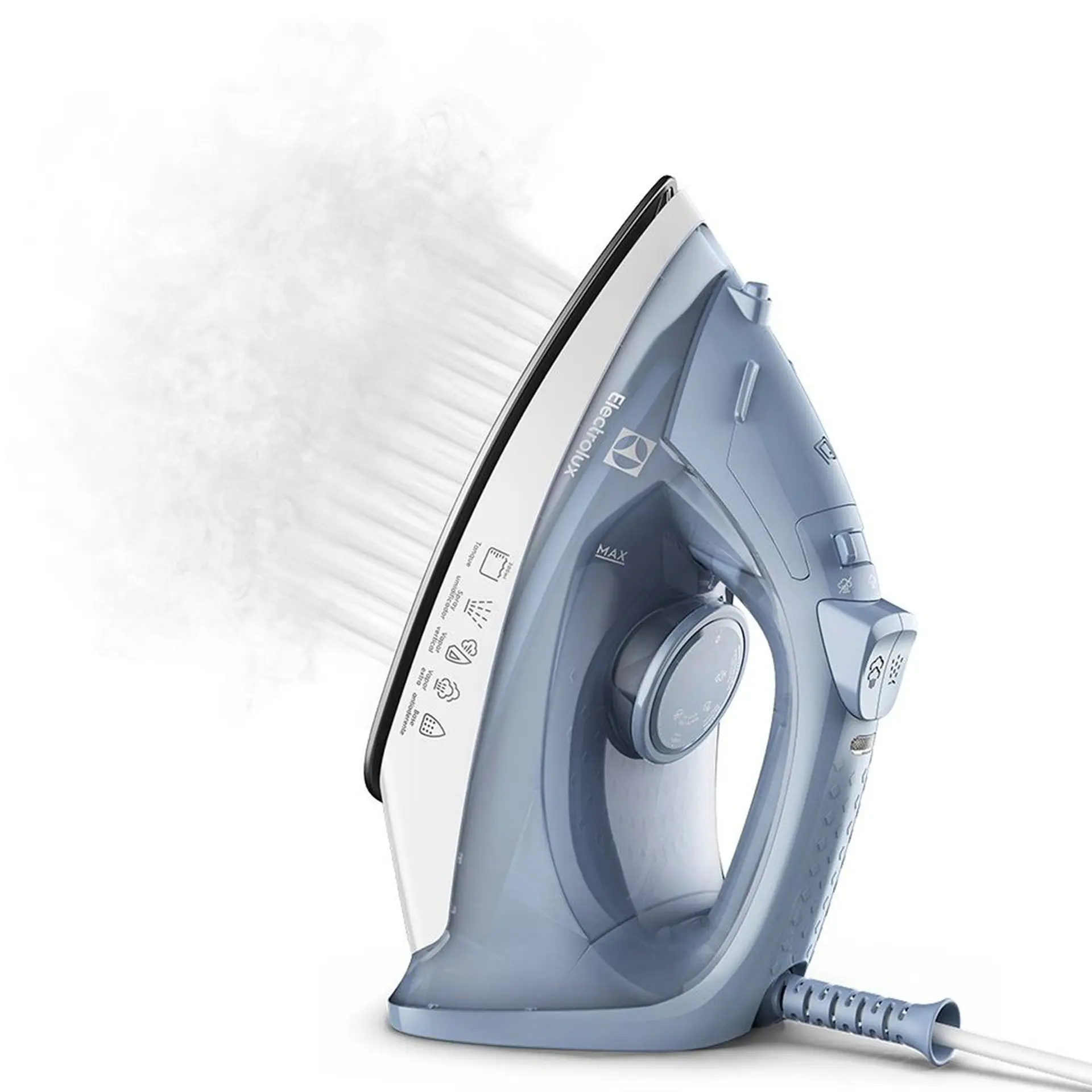 Ferro de Passar a Vapor e Seco Electrolux Efficient Vapor Vertical ESI10 - Azul - 110 Volts