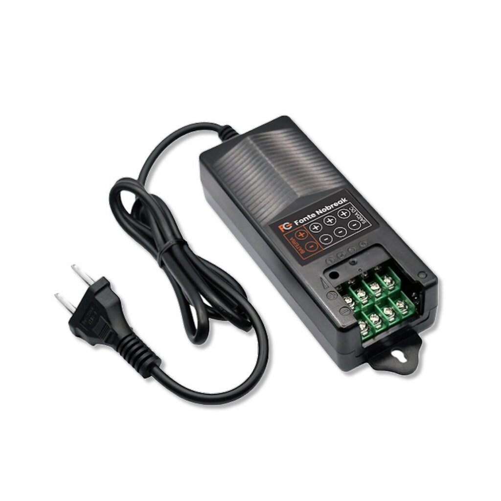 Fonte No-Break 12V 5.0A Alimentação Bivolt CFTV  Fc Fontes - FC1205MB