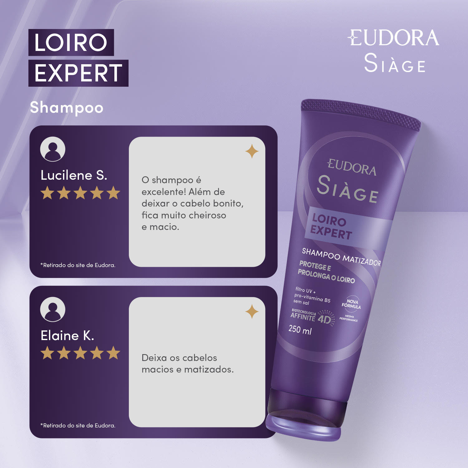 Shampoo Desamarelador Siàge Loiro Expert 250ml