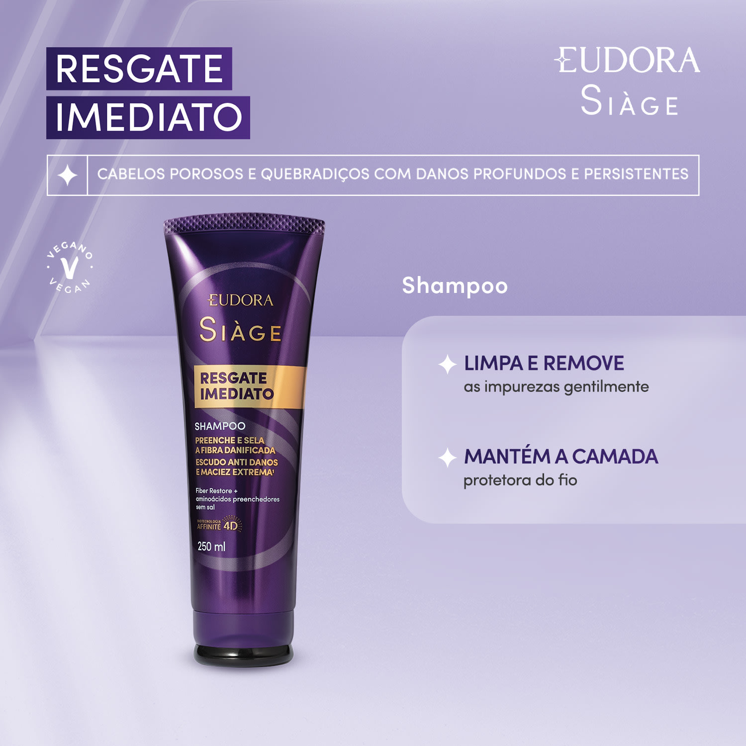 Shampoo Siàge Resgate Imediato 250ml