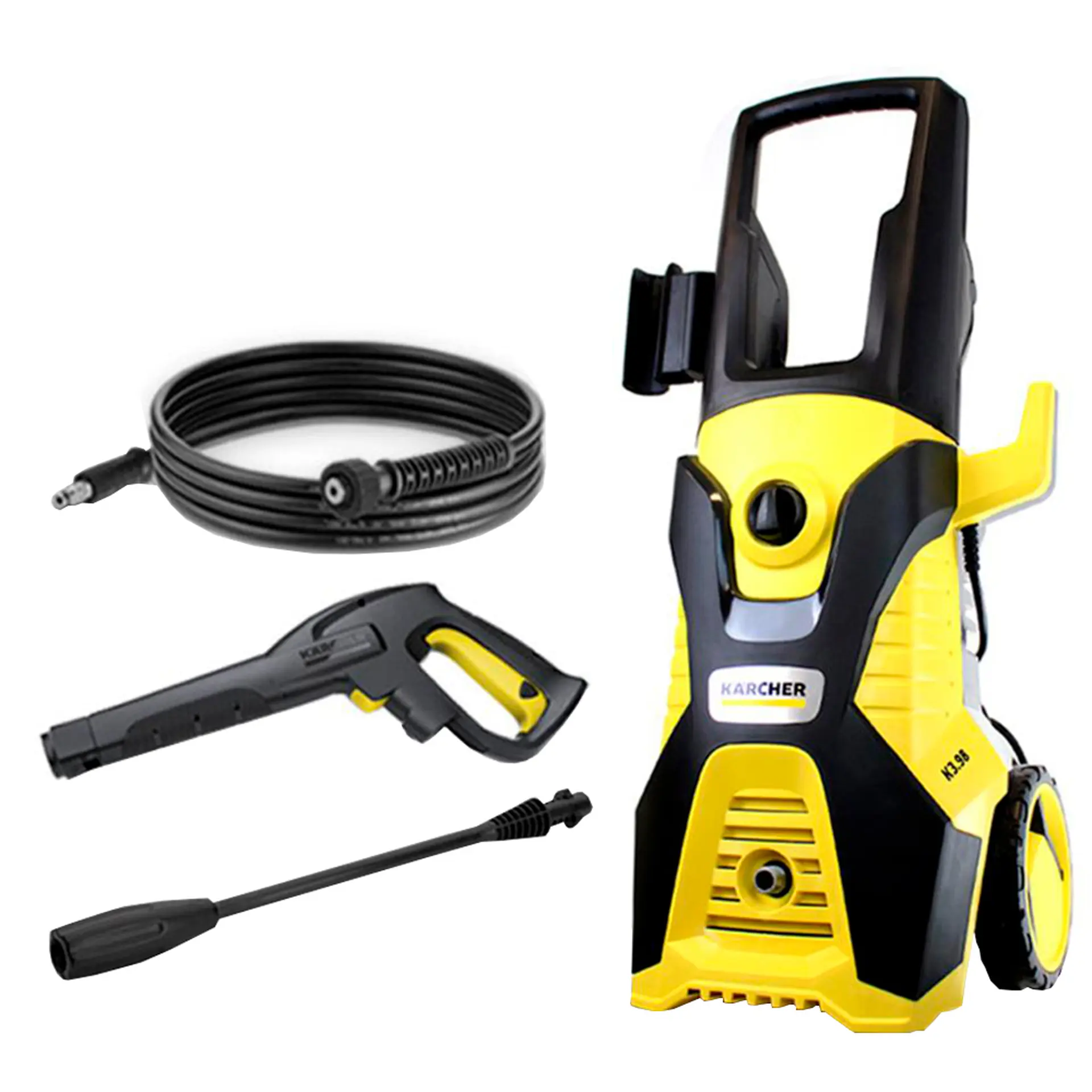 Lavadora Alta Pressão Karcher K3 1800PSI Motor por Indução 1500W - Amarelo/Preto - 110 Volts