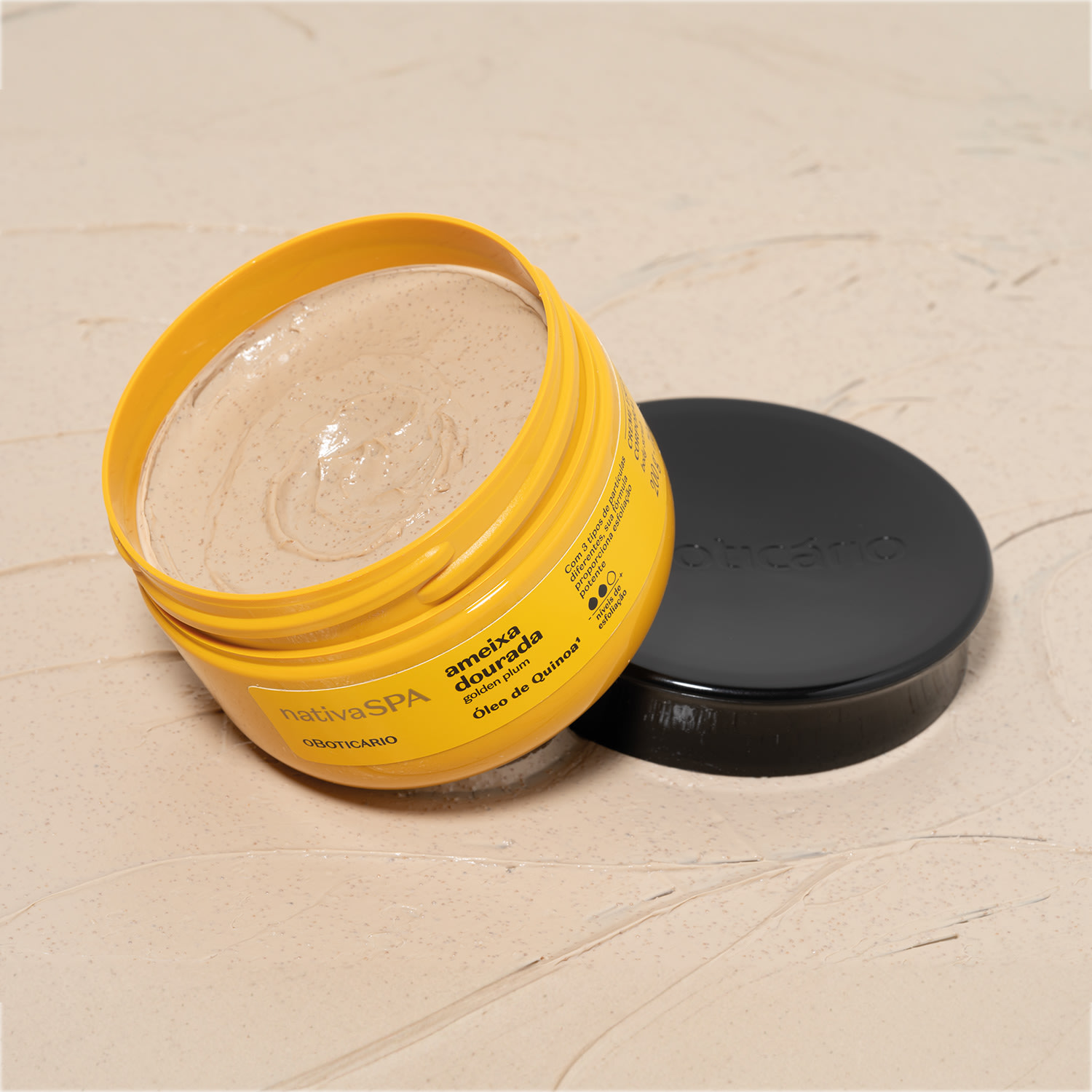 Creme Esfoliante Corporal Nativa Spa Ameixa Dourada 200g