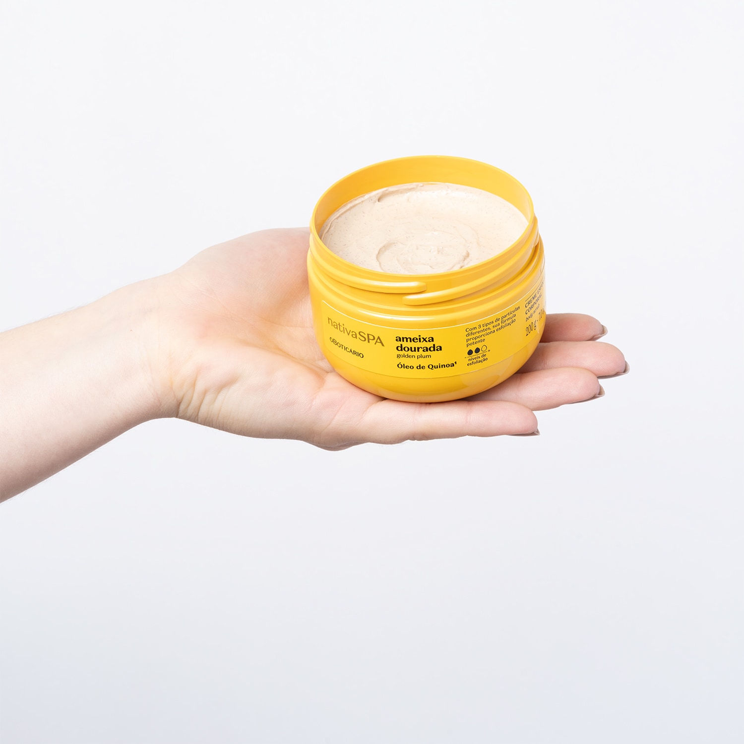 Creme Esfoliante Corporal Nativa Spa Ameixa Dourada 200g