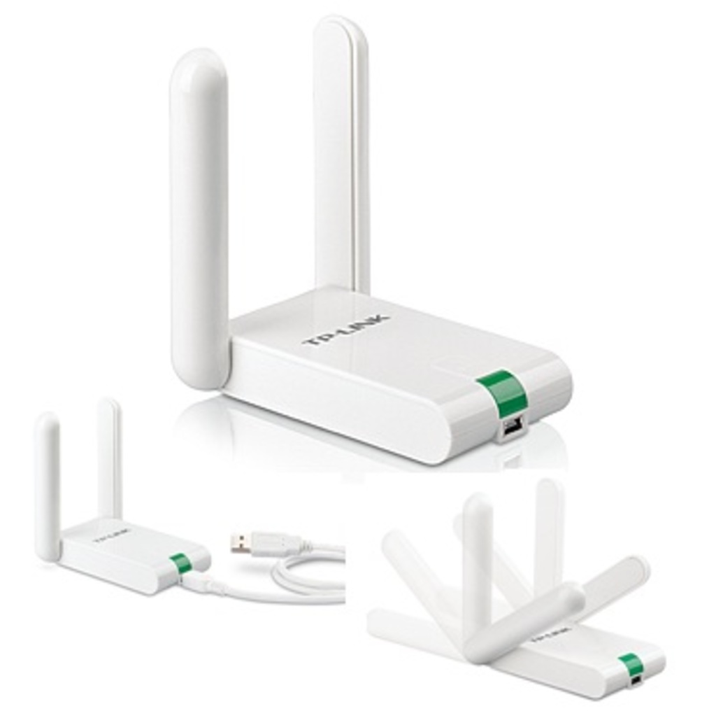 Adaptador USB Wireless Tp-Link 300N 2 Antenas de Alto Ganho - TL-WN822N