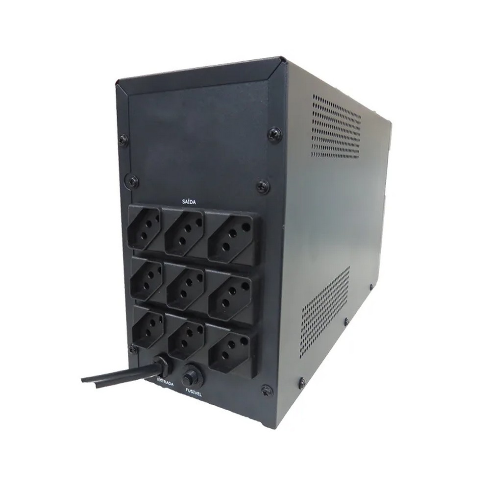 Nobreak Lacerda New Orion Premium 1.8 KVA Entrada Bivolt Saída 115V 9 Tomadas Conexão Bateria Externa