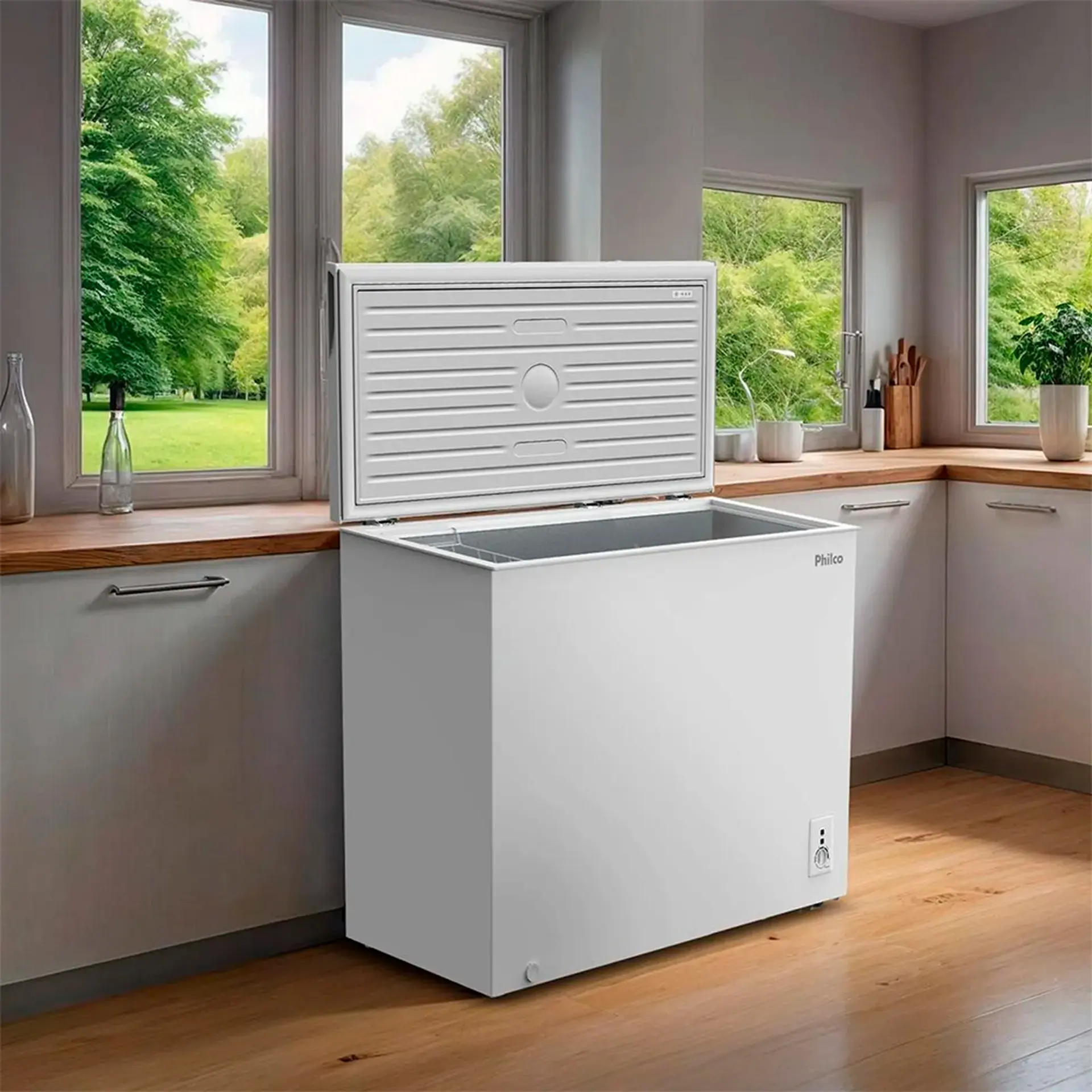 Freezer Philco 1 Porta Horizontal Degelo Manual PFH260B - Branco - 110 Volts