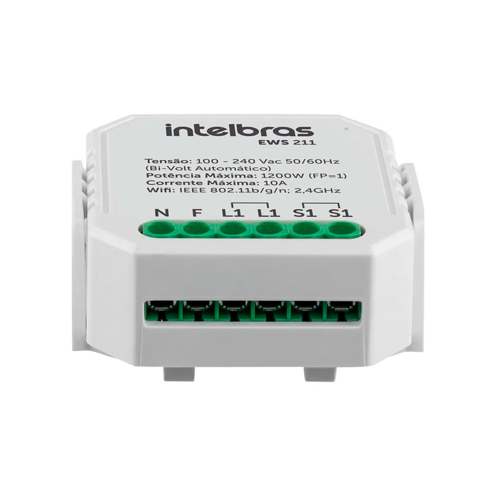 Controlador de Ambientes 1 Interruptor Smart Wi-Fi Intelbras EWS 211