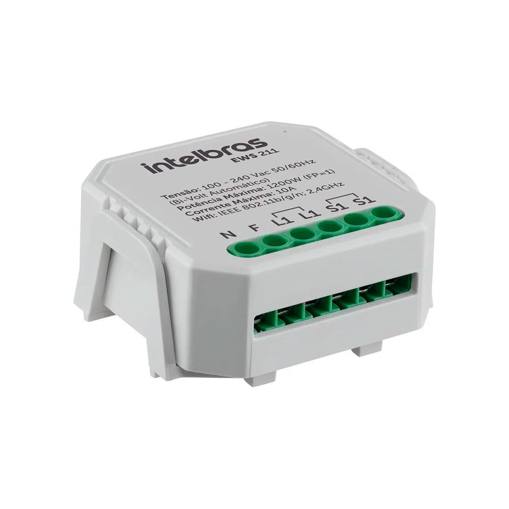 Controlador de Ambientes 1 Interruptor Smart Wi-Fi Intelbras EWS 211