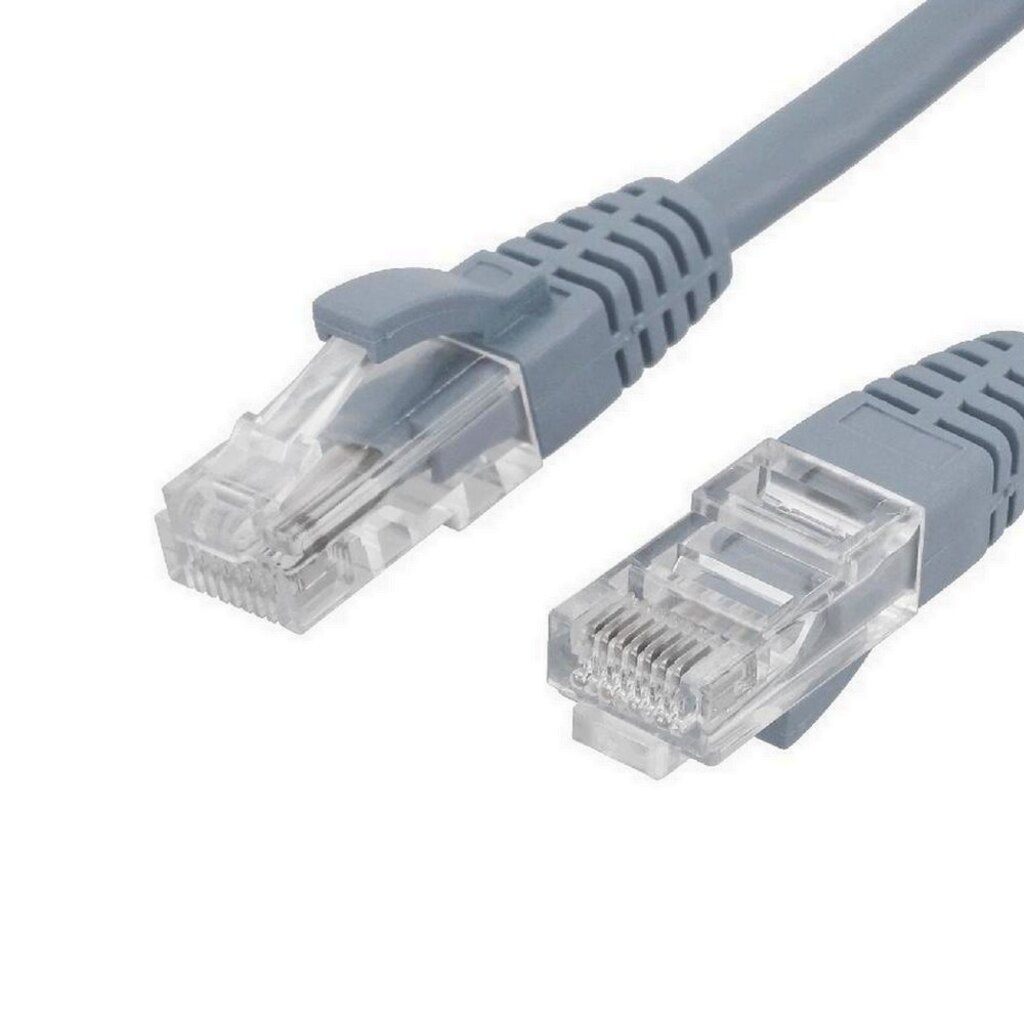 Cabo Patch Cord Cat.5E 1,5 Metros Cinza Seccon SecLan CY-5128-CAT5E-1.5M-GY