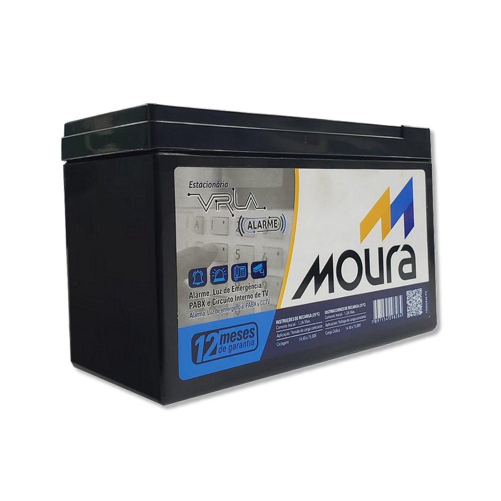 Bateria Selada para Alarmes 4Ah 12V Moura