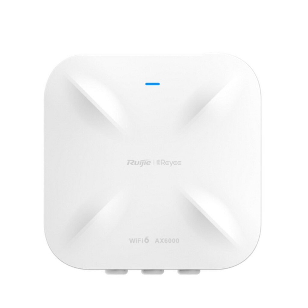Access Point Externo Direcional WI-FI 6 AX6000 Ruijie | Reyee RG-RAP6260(H)-D Dual-Band 1 Porta 2.5GE PoE +1 Porta SFP  Sem Fonte