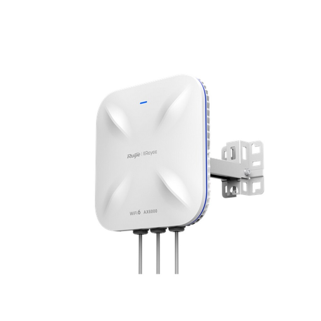Access Point Externo Direcional WI-FI 6 AX6000 Ruijie | Reyee RG-RAP6260(H)-D Dual-Band 1 Porta 2.5GE PoE +1 Porta SFP  Sem Fonte