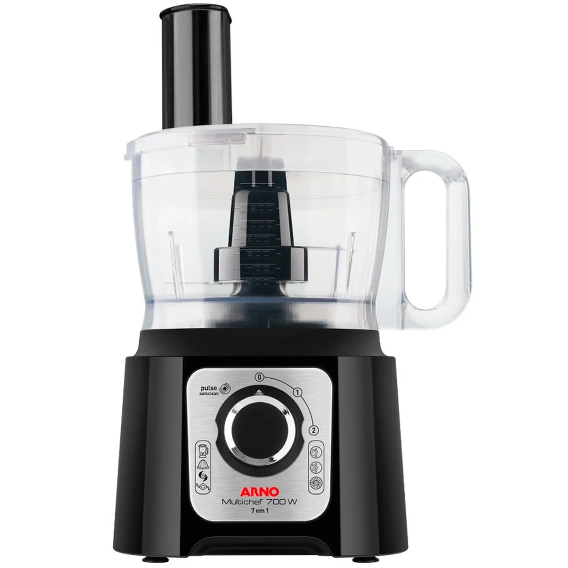 Multiprocessador Arno Multichef 7 em 1 700W com Liquidificador - Preto - 110 Volts