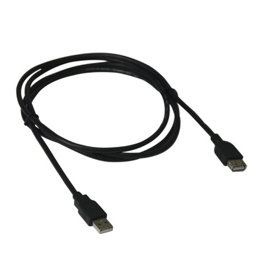 Cabo USB A-Macho - A-Fêmea 3,0 Metros 2.0 Preto Pluscable - PC-USB3002