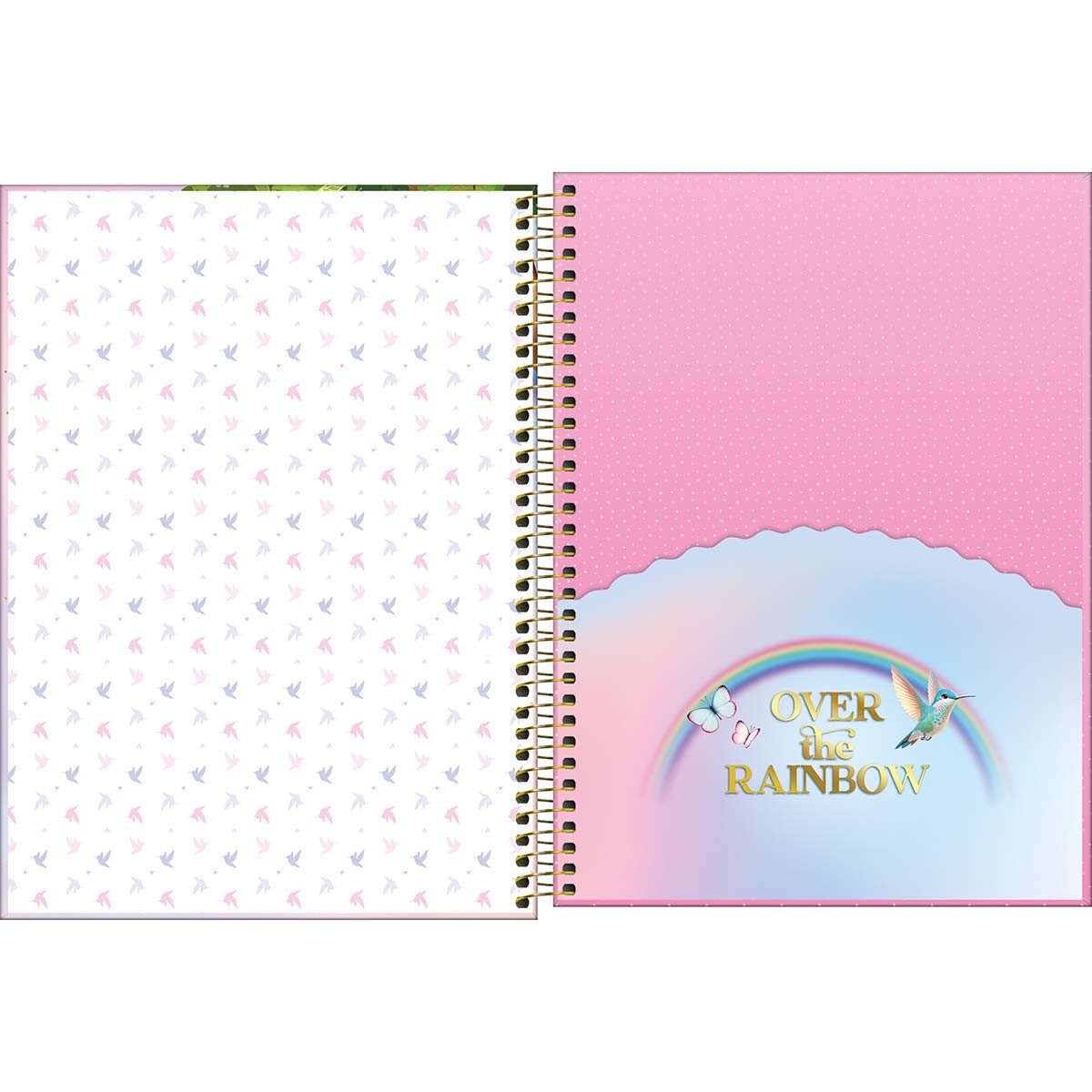 Caderno Universitário Tilibra Jolie Espiral Capa Dura 160 Folhas 10 Matérias Sortido