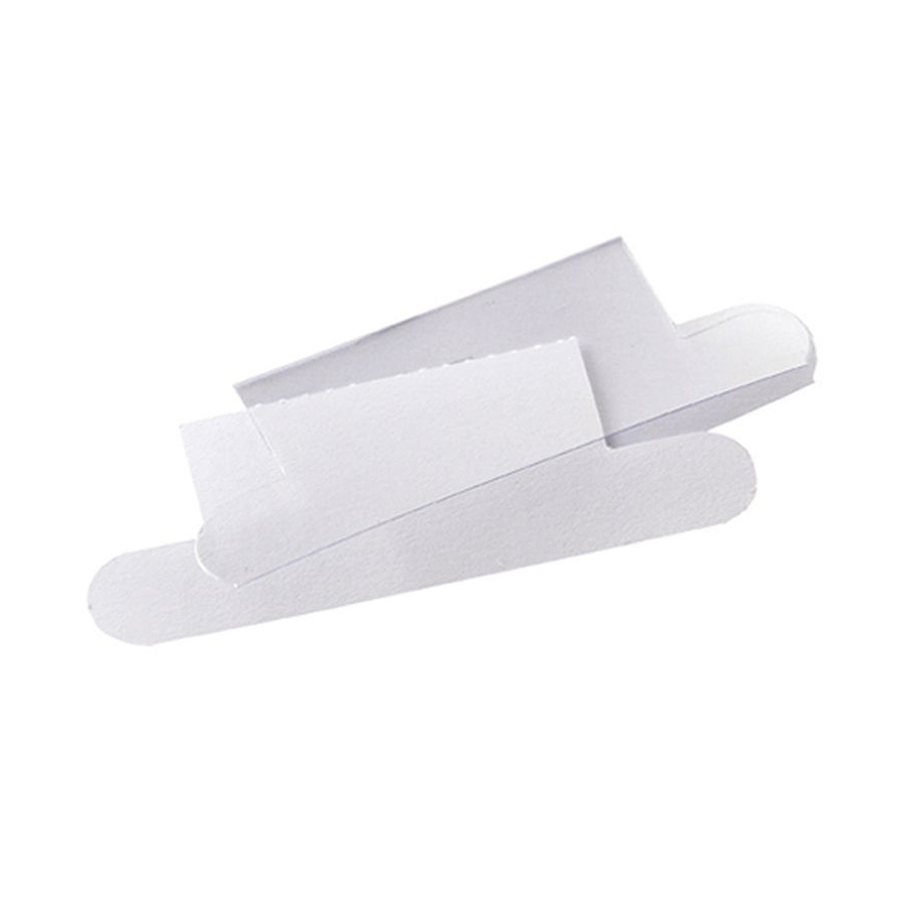 Visor para Pasta Suspensa com Etiqueta Branco Dello 50 Unidades 0116E0020