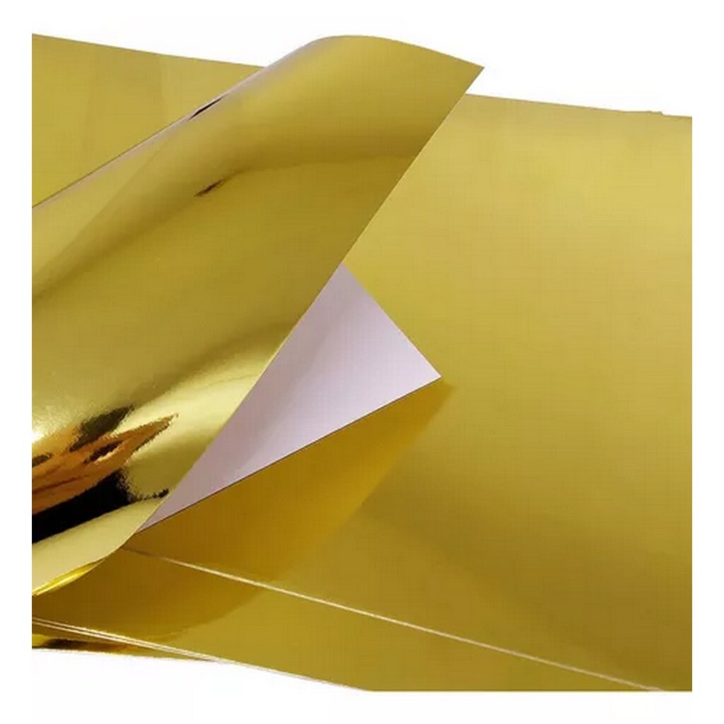 Papel Laminado A4 10 Folhas 250 Gramas Dourado Masterprint - 302070040