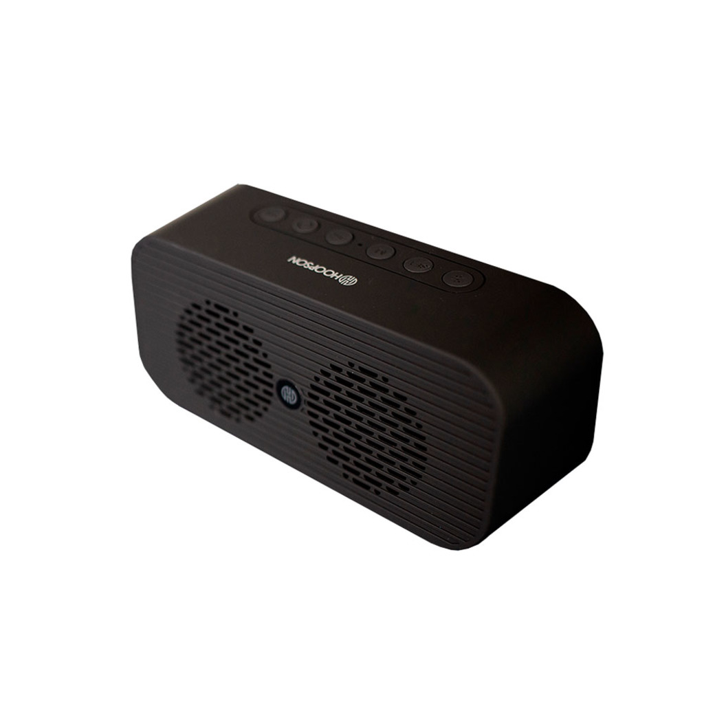 Caixa de Som Portátil com Relógio Hoopson Bluetooth, Rádio, USB e Micro SD Preto - CLOCK-01