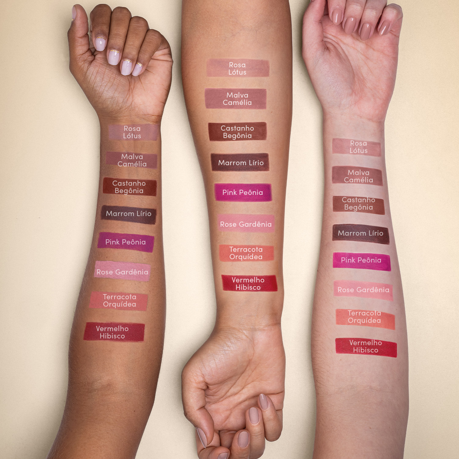 Batom Líquido Pink Peônia Niina Secrets Skinny Matte 5ml