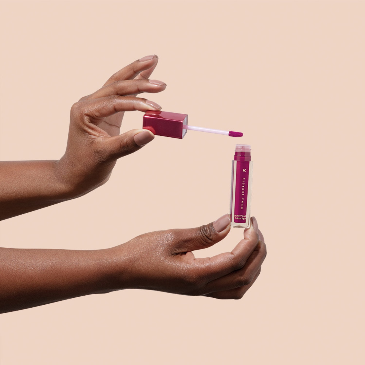 Batom Líquido Pink Peônia Niina Secrets Skinny Matte 5ml