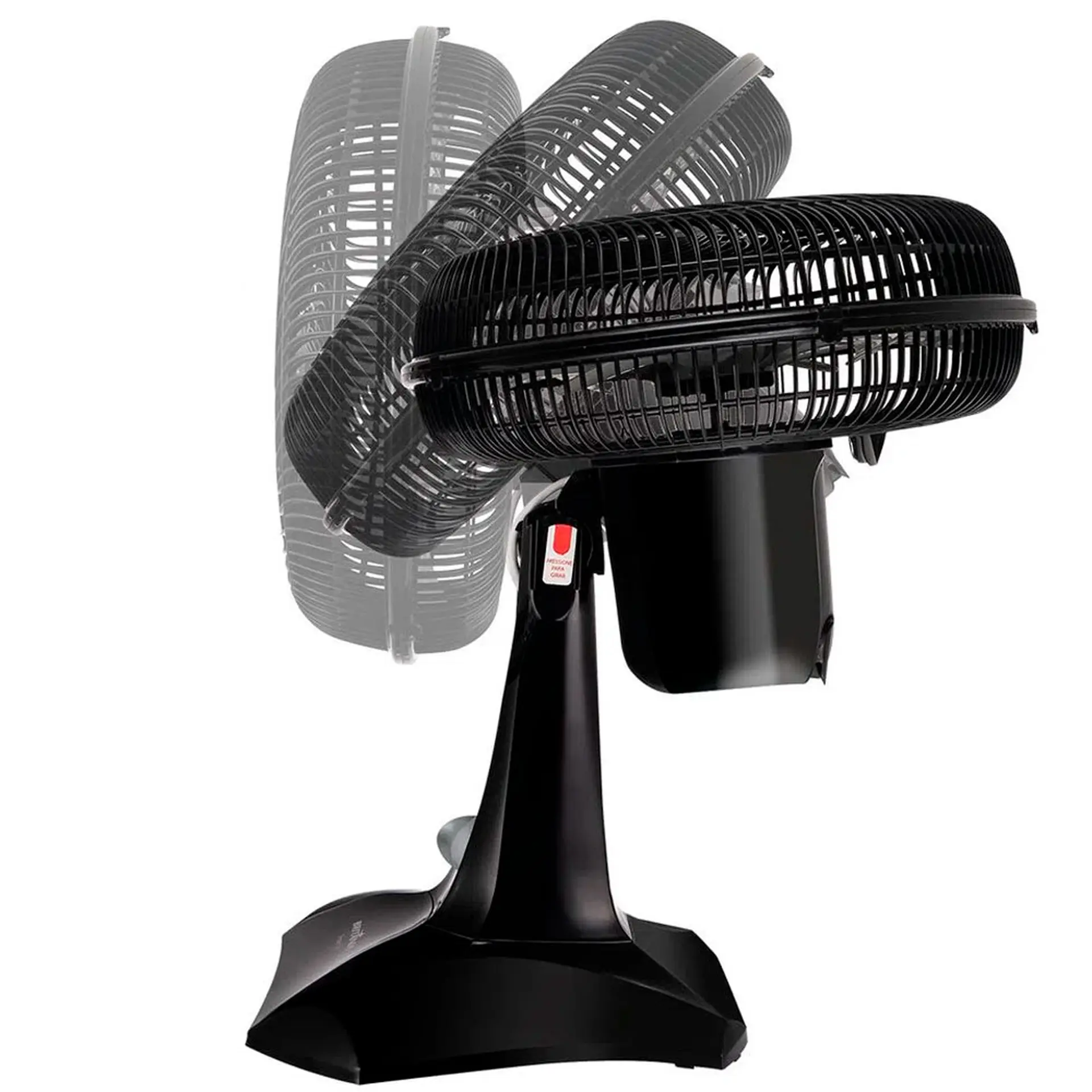 Ventilador de Mesa Britânia Protect Six 30cm 6 Pás 3 Velocidades 60W - Preto - 110 Volts