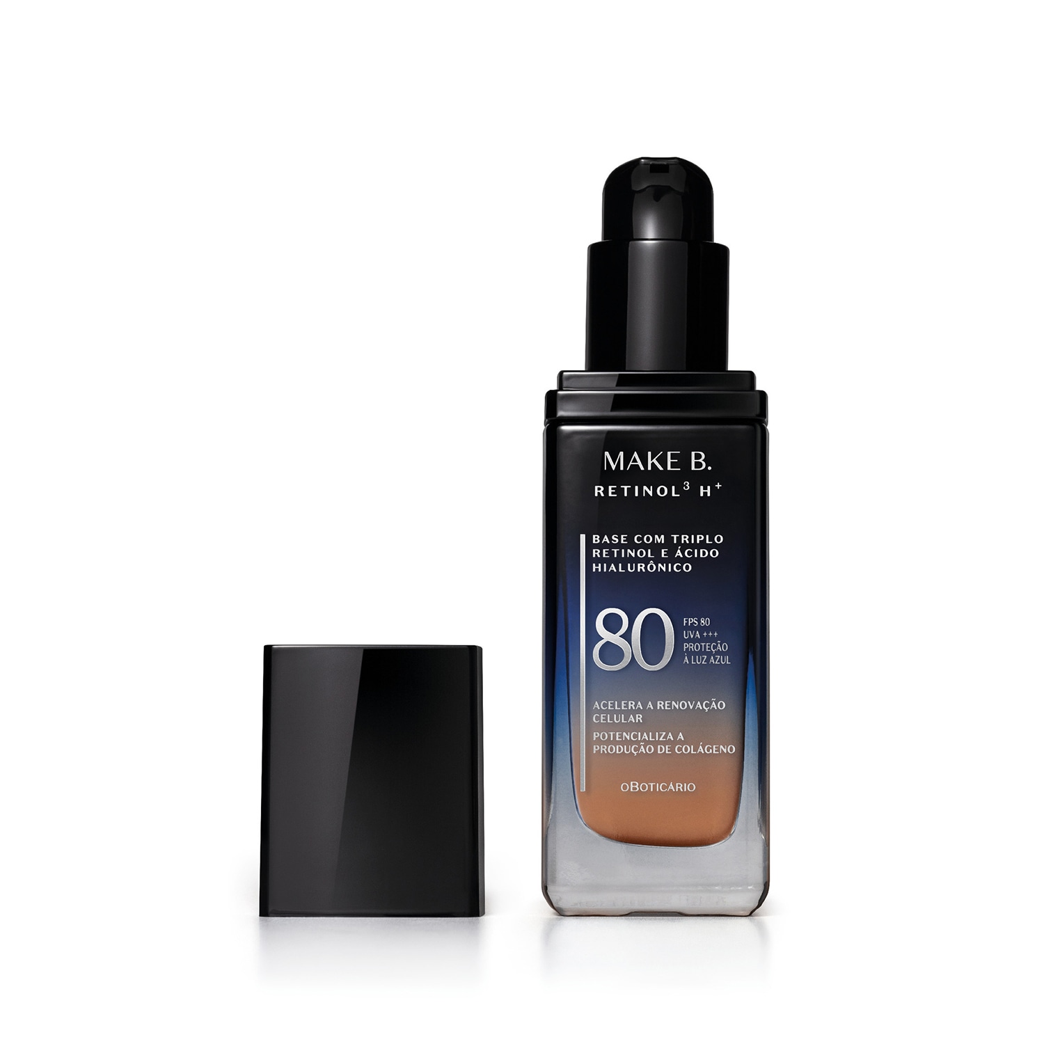 Base Líquida FPS80 Make B. Retinol³ H+ Cor 170Q 26g