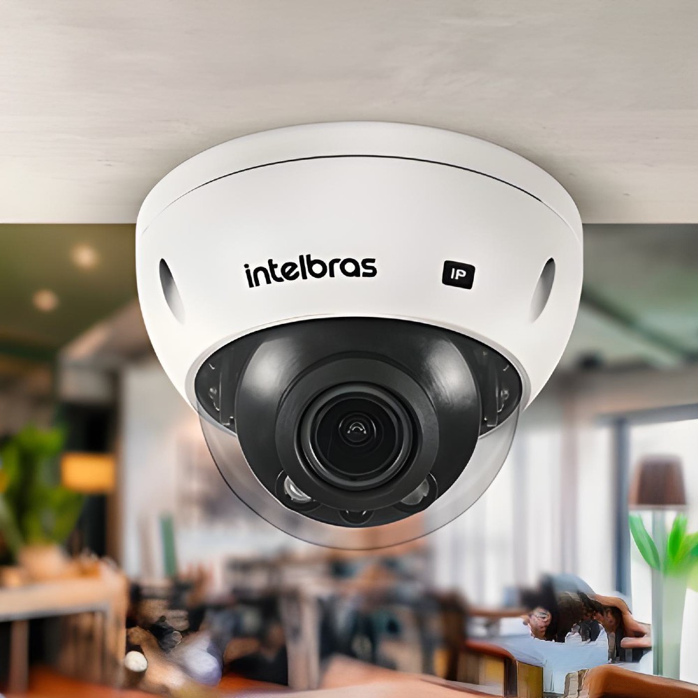 Câmera Dome IP Inteligência Artificial Intelbras VIP 3240D IA SD