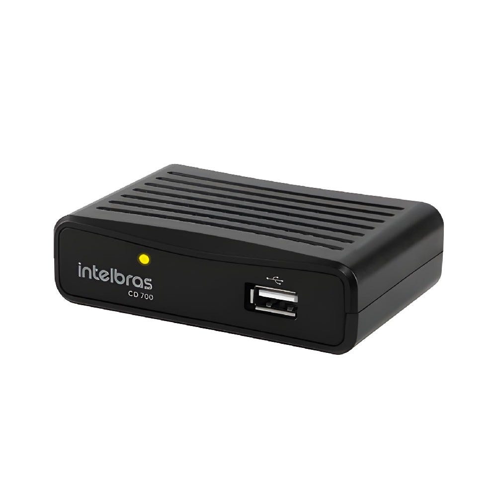 Conversor Digital de TV Intelbras com Gravador CD 700