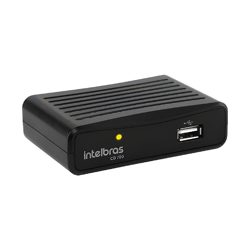 Conversor Digital de TV Intelbras com Gravador CD 700