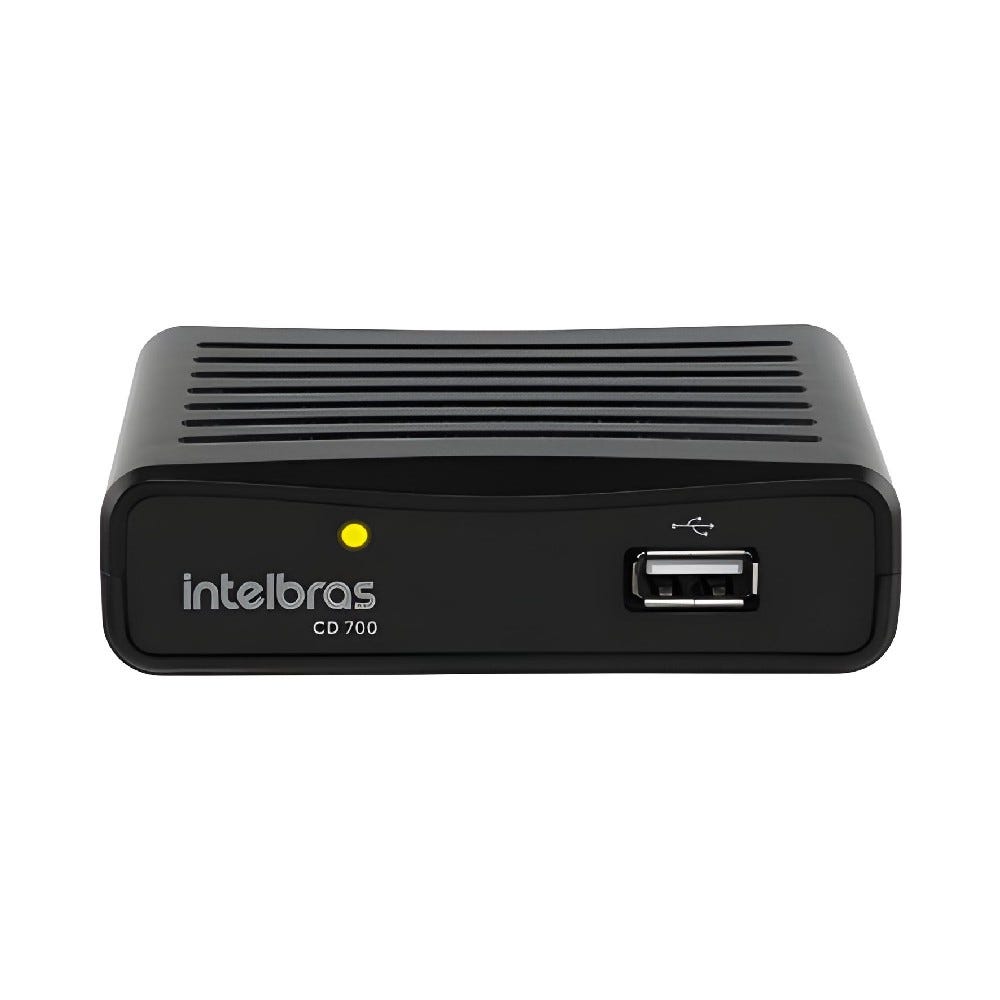 Conversor Digital de TV Intelbras com Gravador CD 700